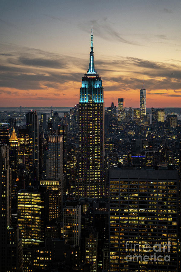 Empire State Building Photograph by Mike Gearin