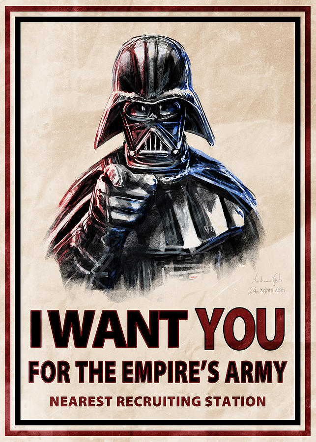 Empire Wants You Digital Art by Andrea Gatti - Fine Art America