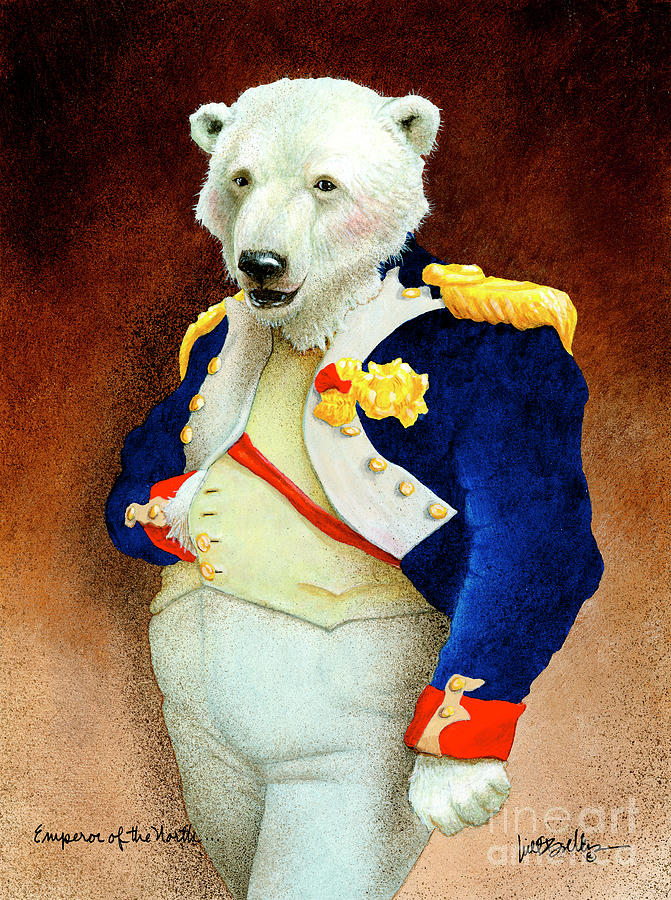 Emporer or the North Pole... Painting by Will Bullas