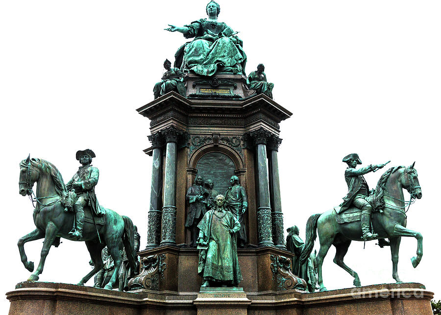 Empress Maria Theresia Monument in Vienna Photograph by John Rizzuto