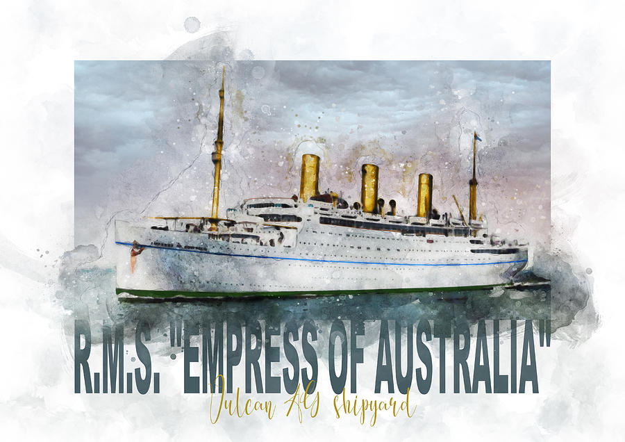 Empress of Australia Digital Art by Geir Rosset