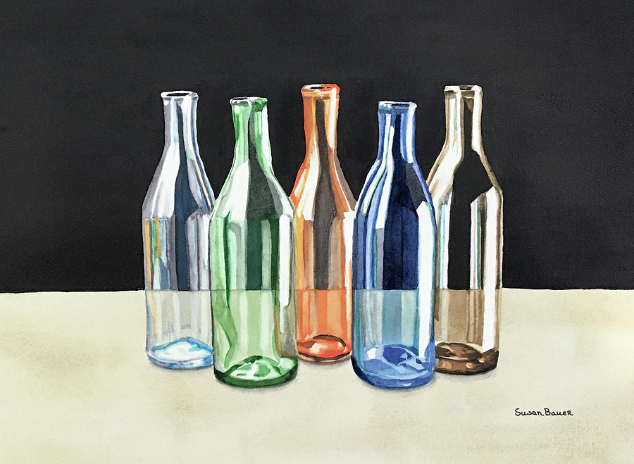 Empties Painting by Susan Bauer