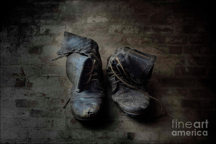 Empty Boots Photograph by Natural Abstract Fine Art America