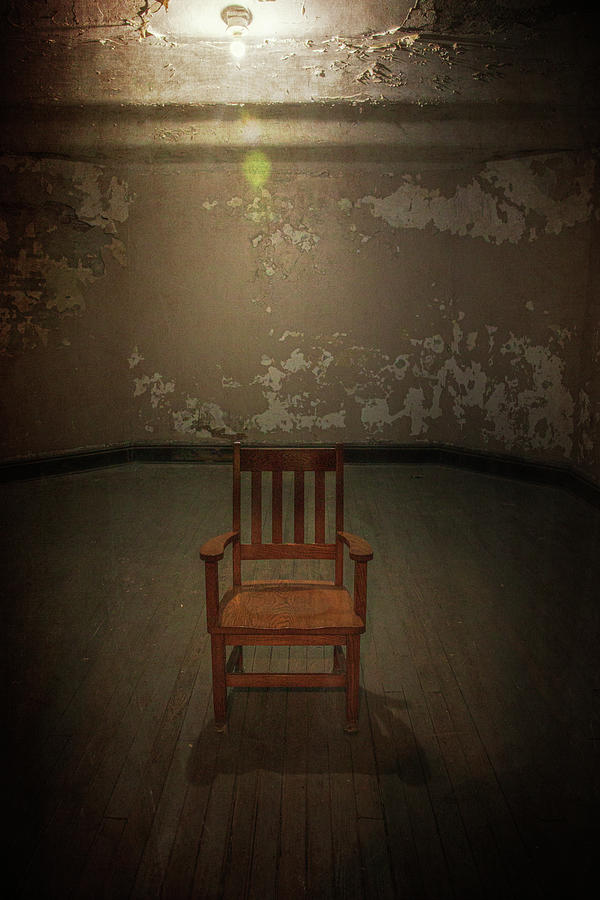 Empty Chair In Room Photograph by Dan Sproul