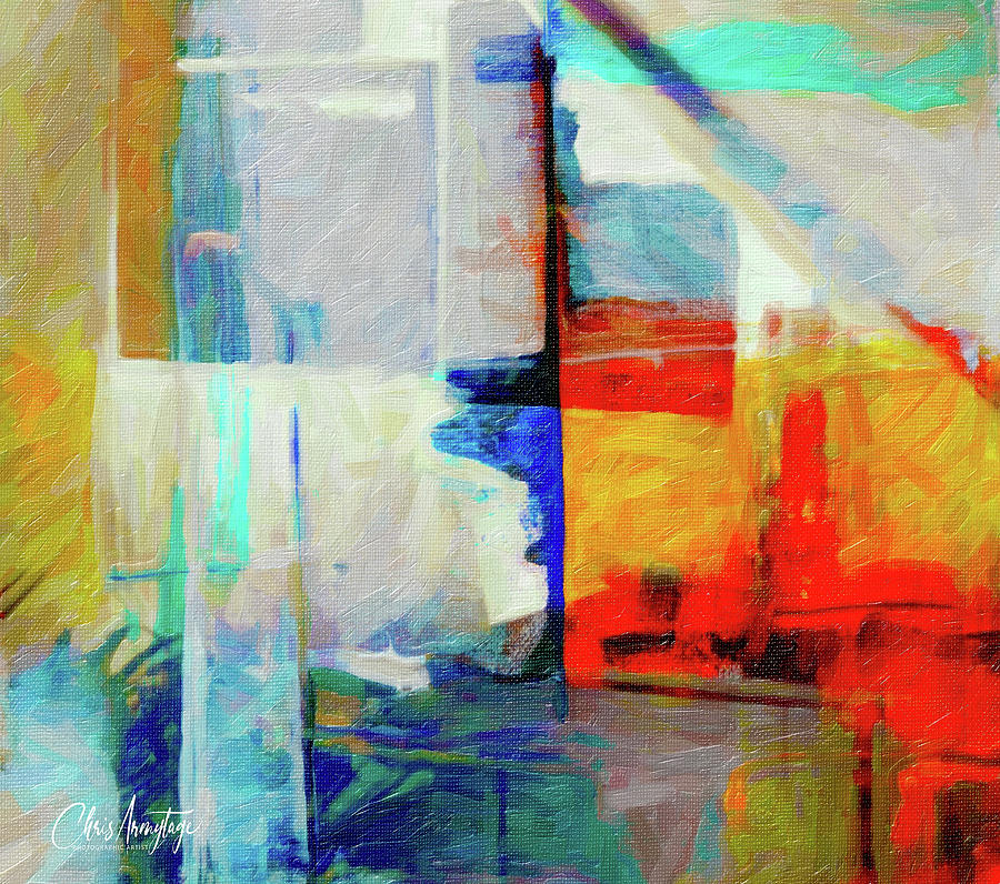 Empty Cities Abstract Painting by Chris Armytage