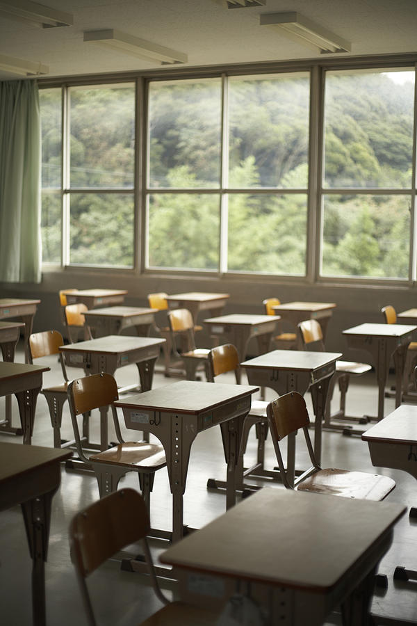 Empty classroom Photograph by Ryuhei Shindo