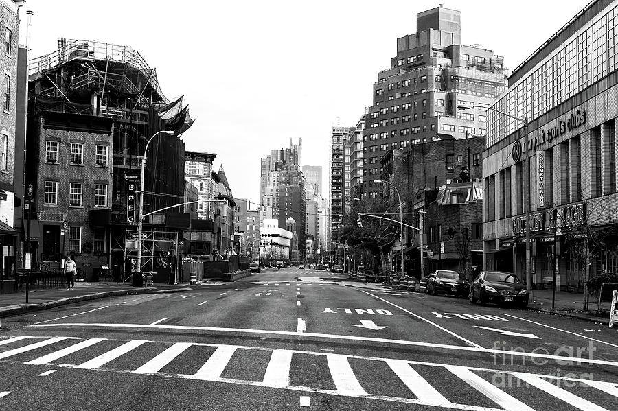 Empty Greenwich Village Street in New York City Photograph by John Rizzuto