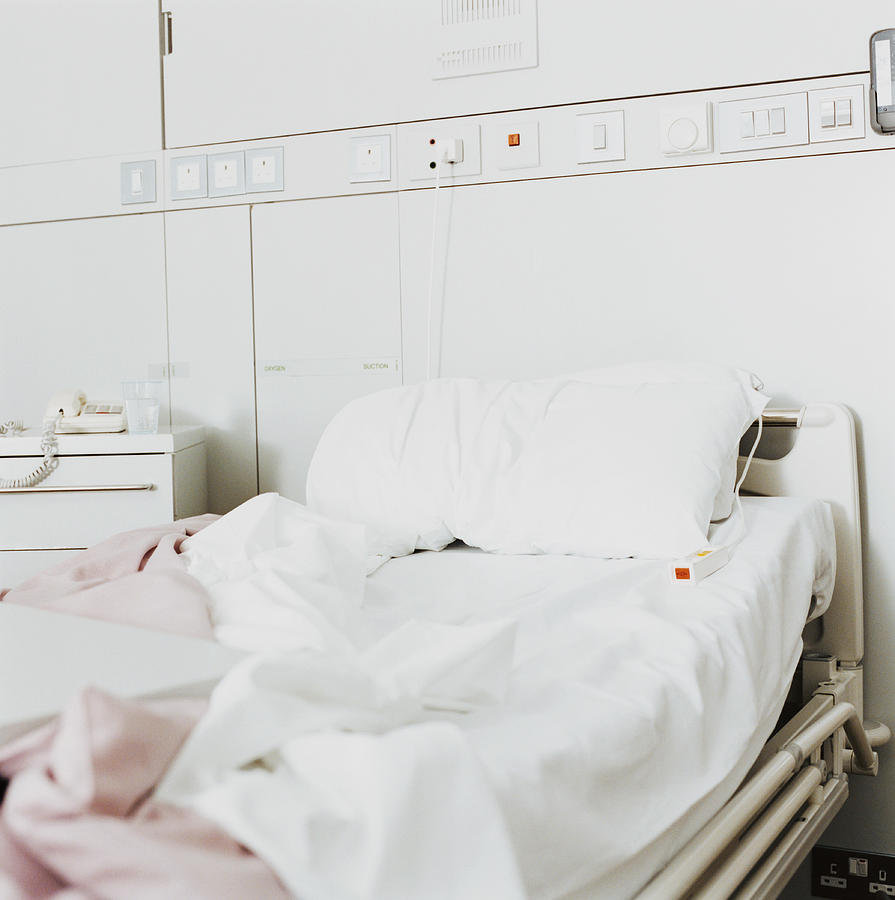 Empty Hospital Bed Photograph by Janie Airey