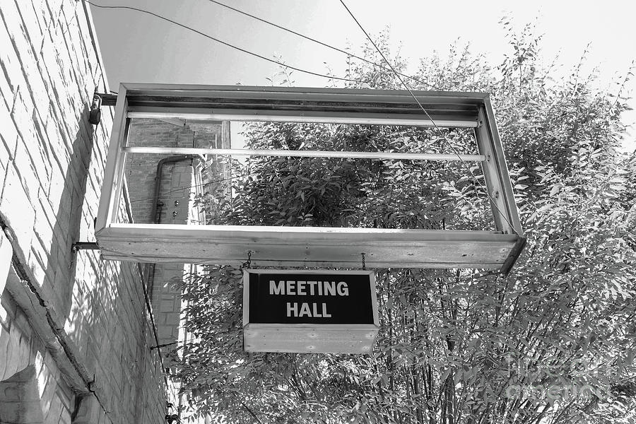 Empty Meeting Hall Photograph by Bentley Davis