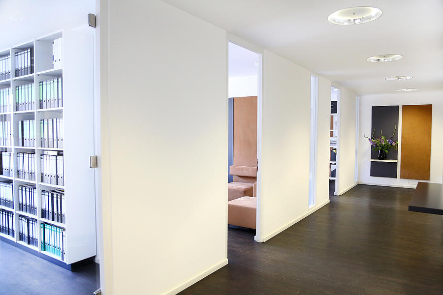 Empty, modern, stylish office space Photograph by Elke Selzle