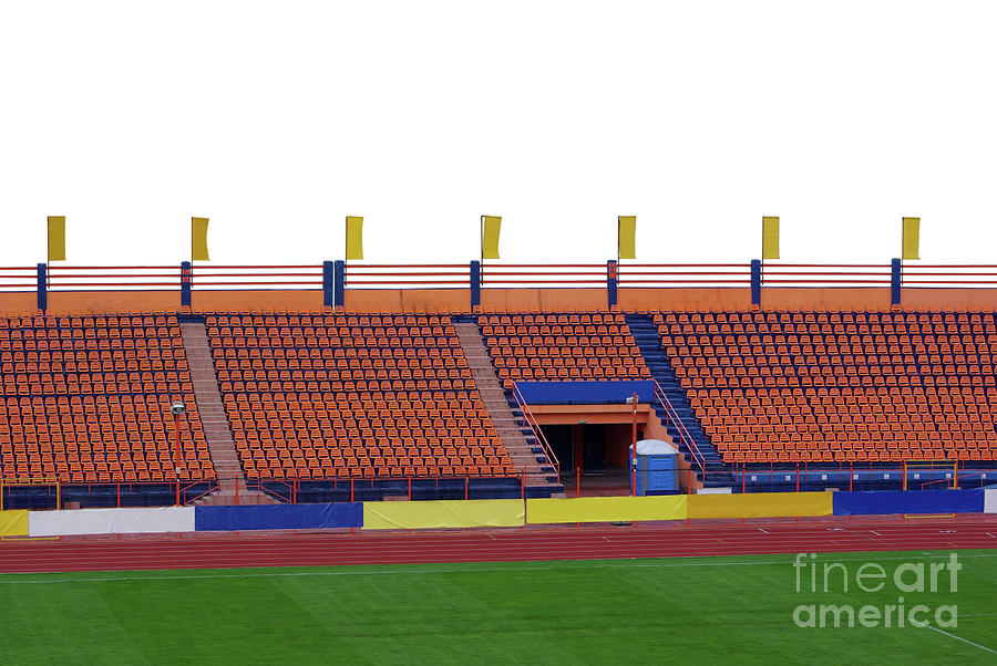 Empty Stadium Seats Photograph By Cosmin Constantin Sava