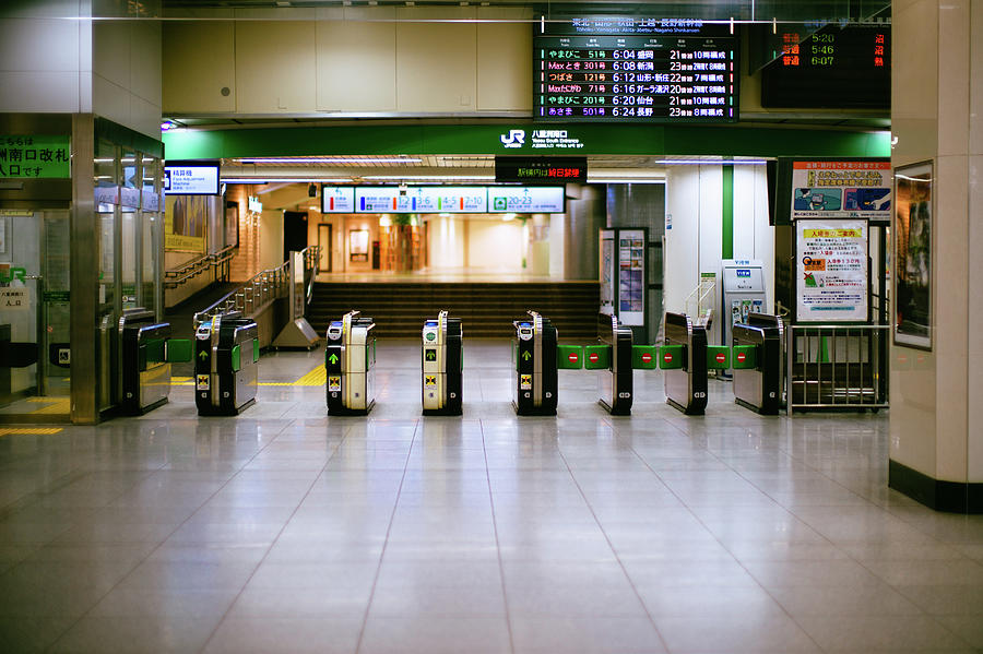 Empty Tokyo Station Photograph by Eugene Nikiforov
