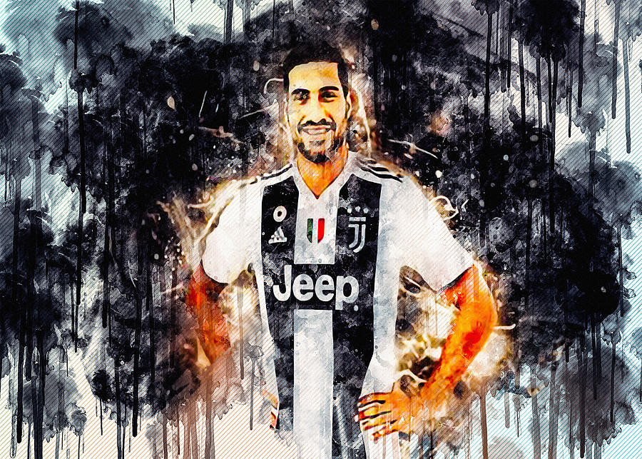 Emre Can German Footballer Juventus Fc Soccer Serie A Painting by Sissy ...