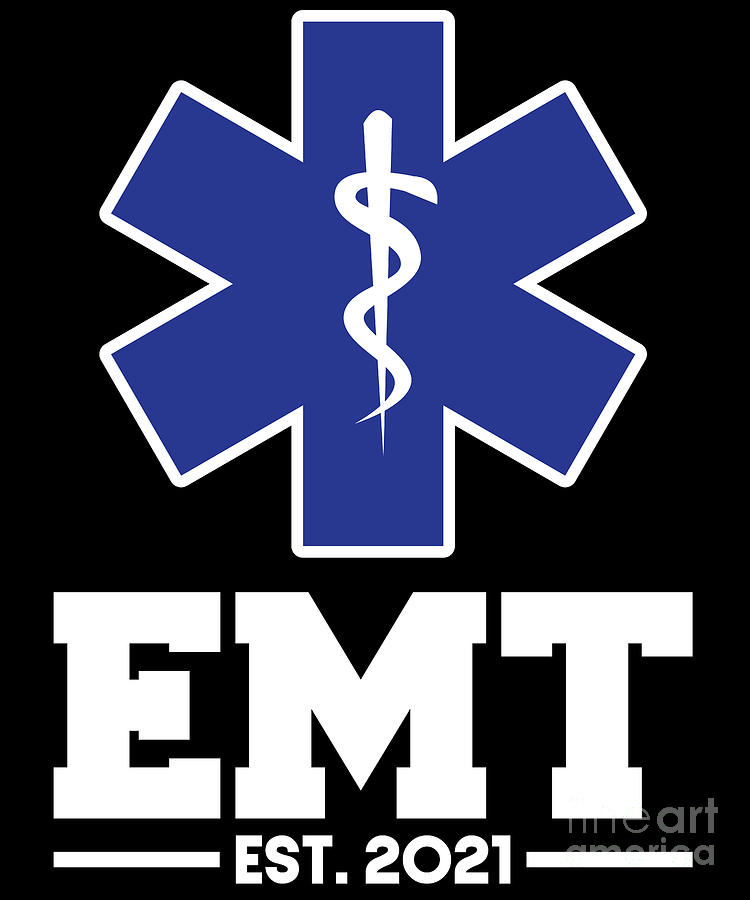 Emt Emt Est 2021 Student Graduation Digital Art by Yestic | Pixels