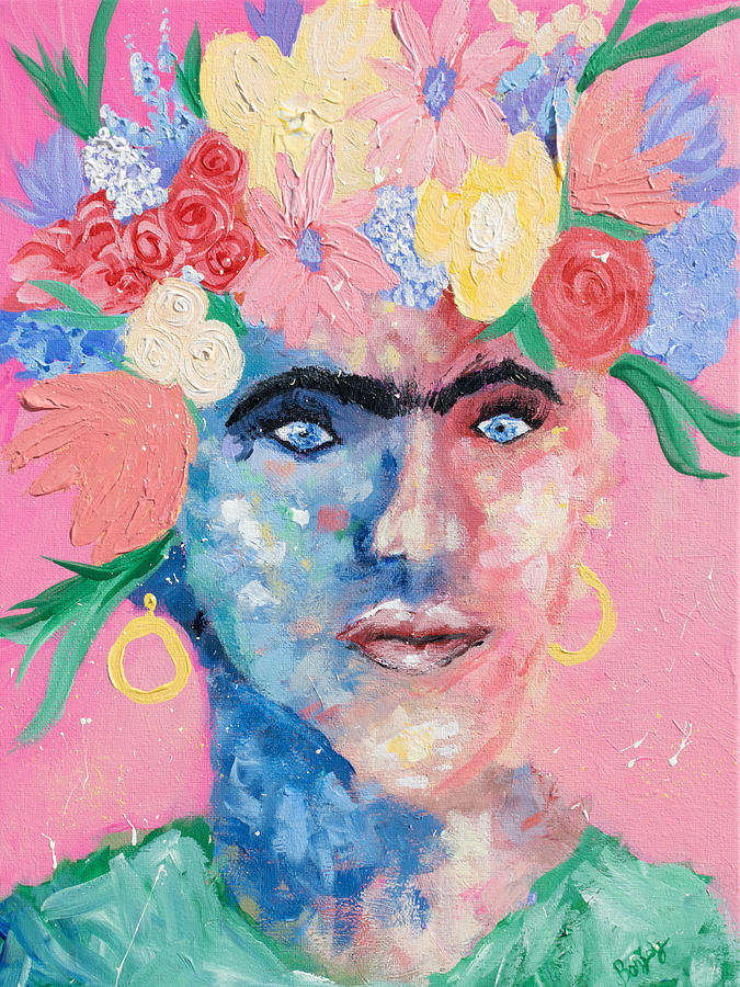 Emulating Frida Painting by Bonny Puckett