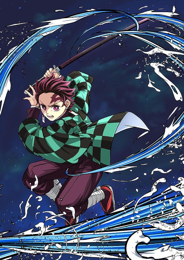 En Garde Kimetsu no Yaiba Poster nostalgia Painting by Jake Danielle ...