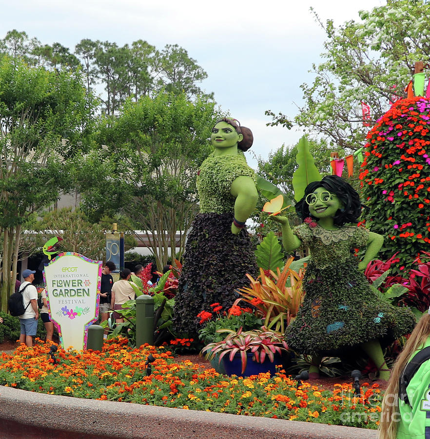 Encanto Characters At Epcot International Flower And Garden Festival