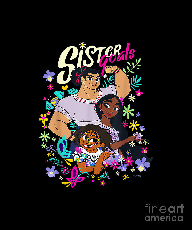 Encanto, Luisa, Isabela, & Mirabel Sticker, Zazzle