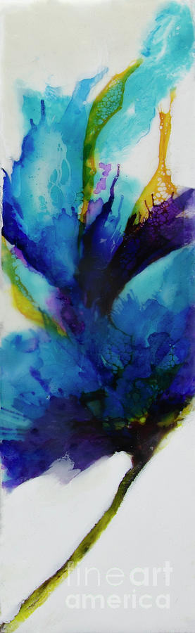 Blue Passion No. 2 Painting by Anita Thomas