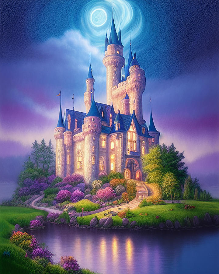 Enchanted Castles 10 Digital Art by Rhonda Barrett - Fine Art America