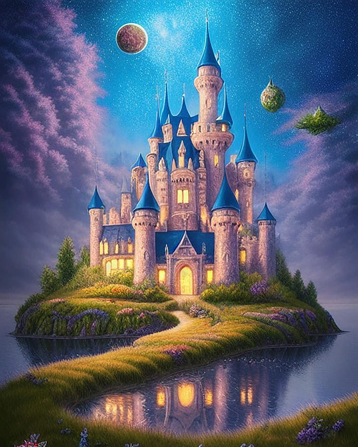 Enchanted Castles 11 Digital Art by Rhonda Barrett - Fine Art America