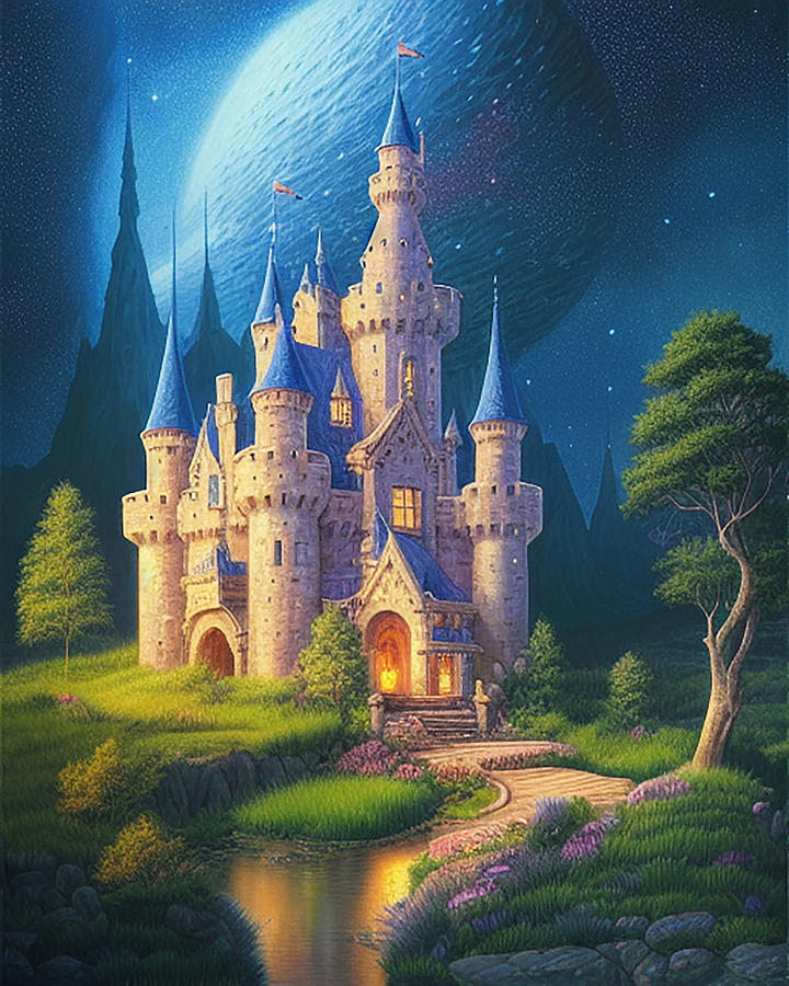 Enchanted Castles 12 Digital Art by Rhonda Barrett - Fine Art America