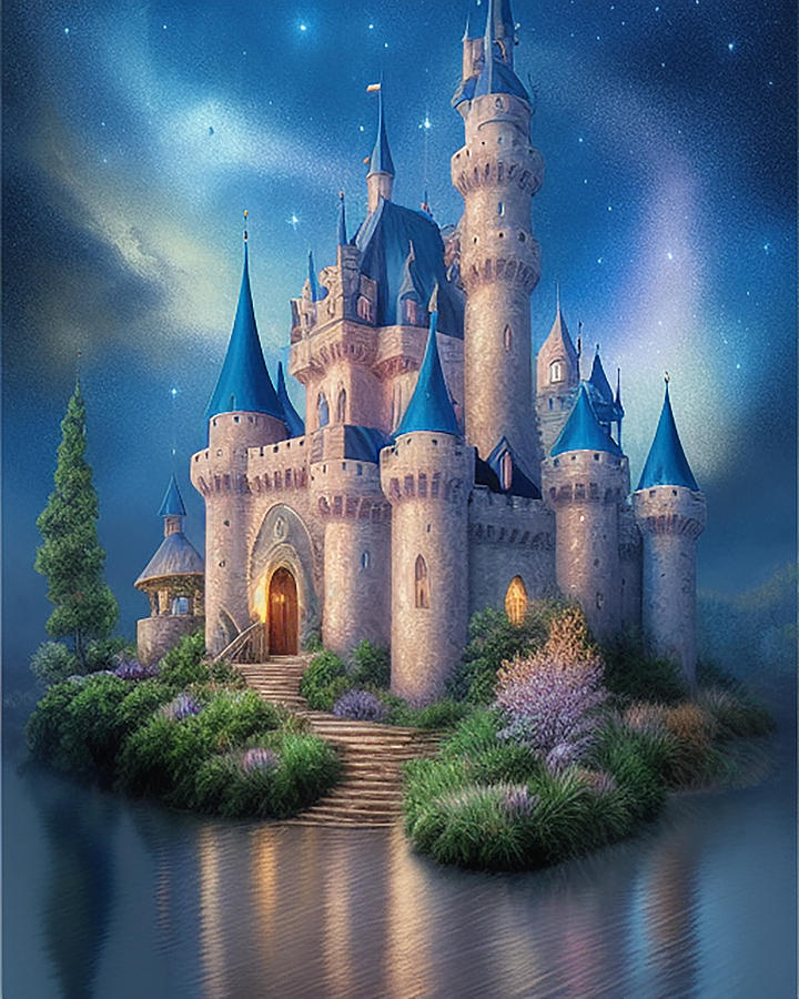 Enchanted Castles 14 Digital Art by Rhonda Barrett - Pixels