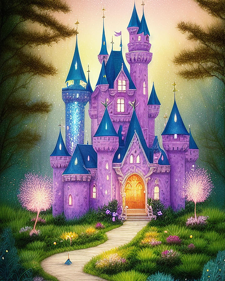 Enchanted Castles 18 Digital Art by Rhonda Barrett - Pixels