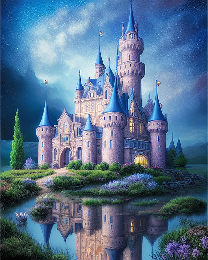 Enchanted Castles 4 Digital Art by Rhonda Barrett - Fine Art America