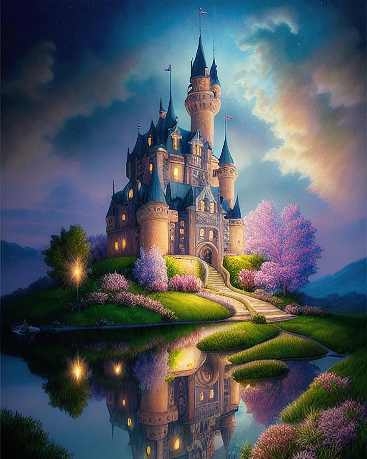 Enchanted Castles 7 Digital Art by Rhonda Barrett - Fine Art America