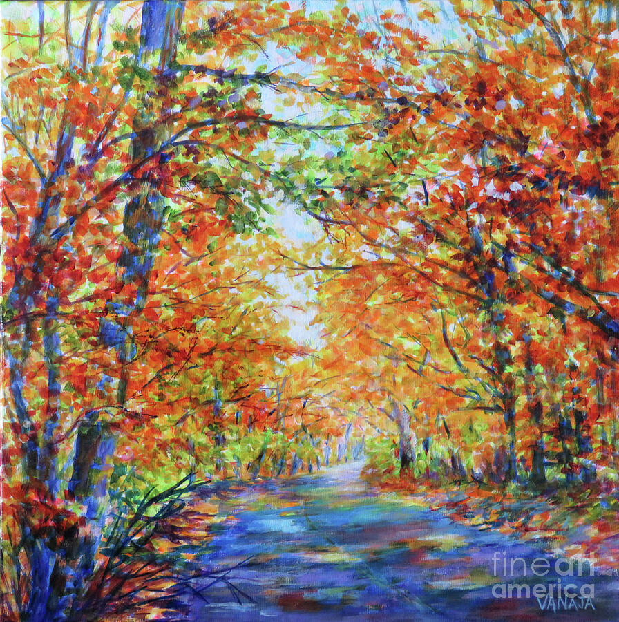 Enchanted Drive Painting by Vanaja's Fine-Art - Fine Art America