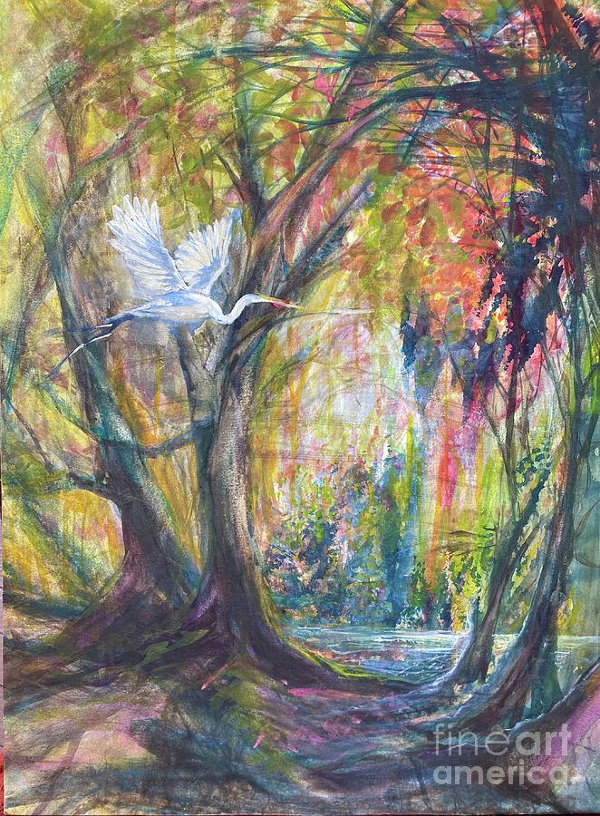 Enchanted flight Painting by Francelle Theriot