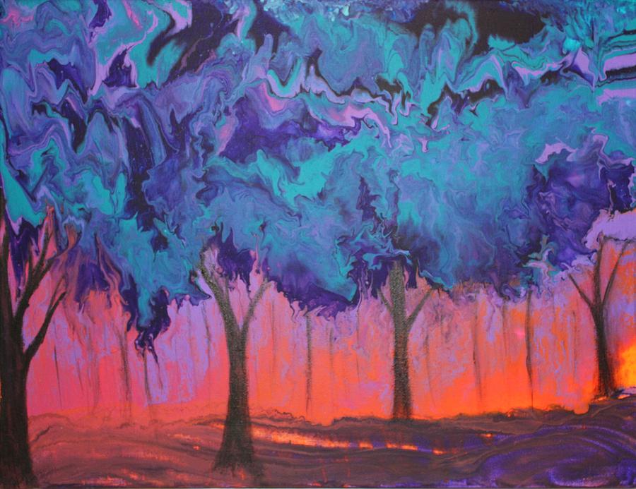 Enchanted Forest Painting by Angela Brunson - Pixels