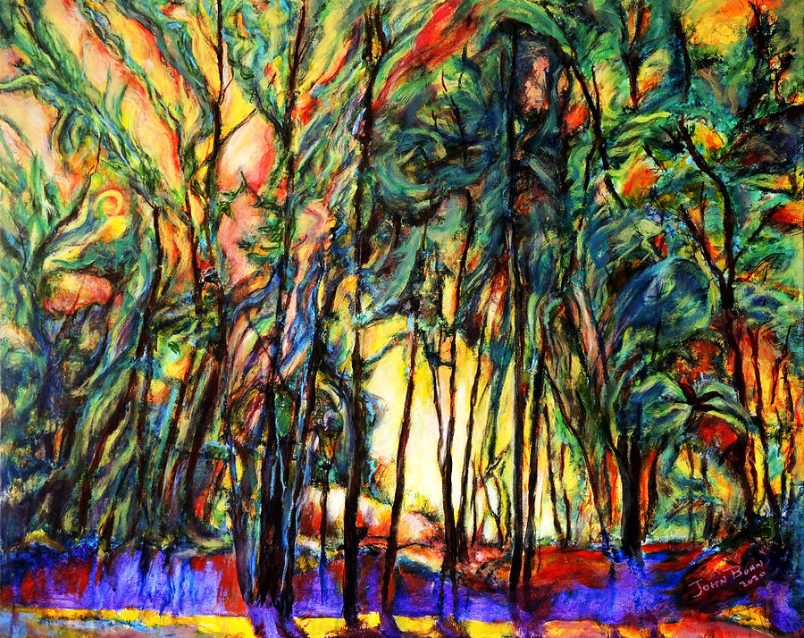 Enchanted Forest Painting by John Bohn