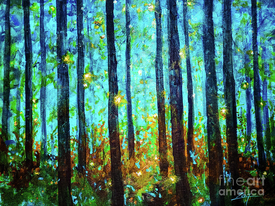 Enchanted Forest Mixed Media by Zan Savage