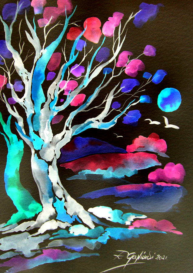 Enchanted Gum Tree 2 Painting by Roberto Gagliardi
