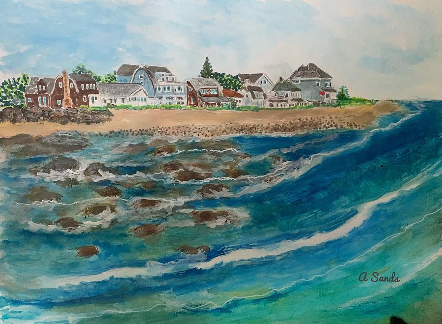 Enchanted Plaice Cove Painting by Anne Sands