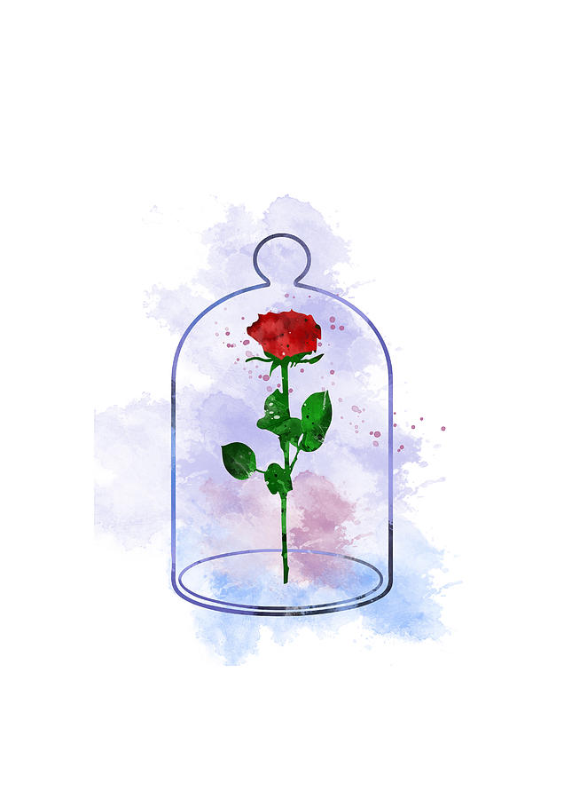 Enchanted Rose Painting By Rosalis Art
