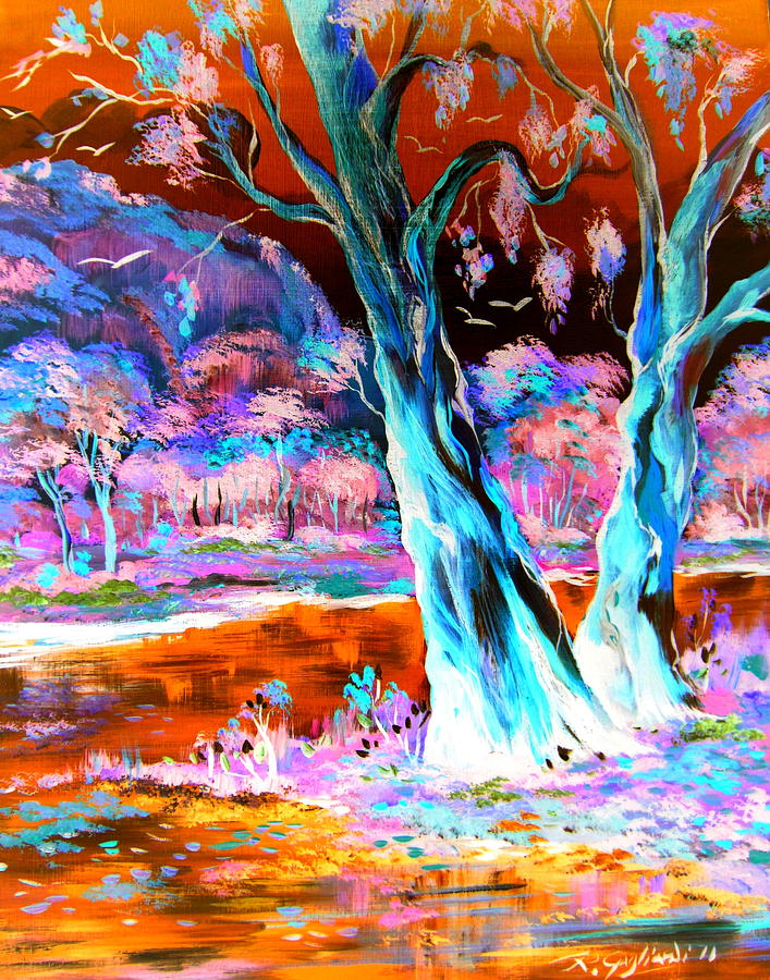 Enchanted water Painting by Roberto Gagliardi