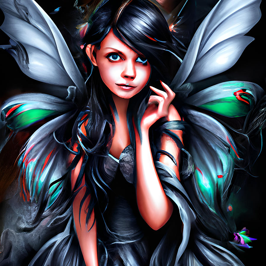 Enchanting Fairy Digital Art by RavenWolfMoon Designs - Fine Art America