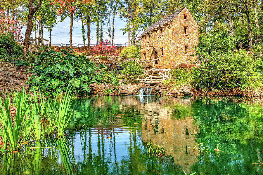 Enchantment By The Waters At North Little Rock Mill Photograph