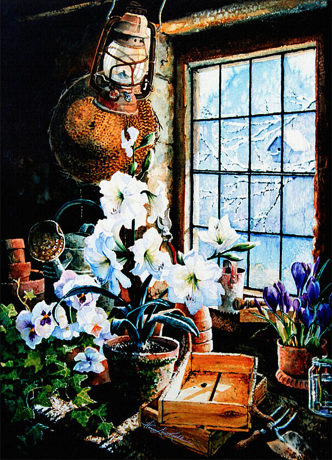 Encouraging Springtime Painting by Hanne Lore Koehler