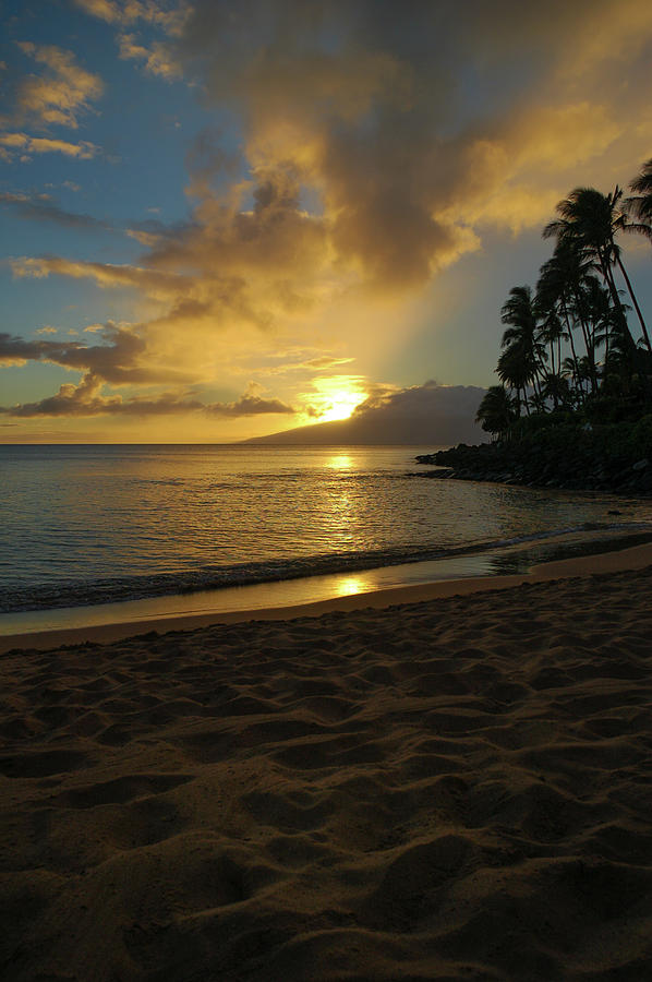End Of Day On Napili Photograph