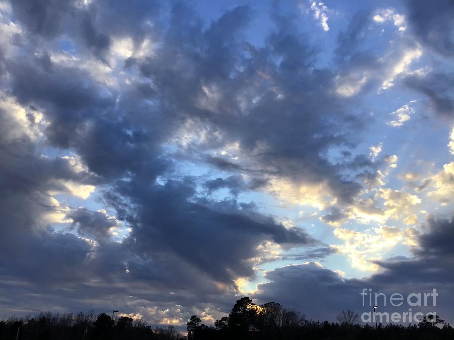Evening Clouds Photograph by Catherine Wilson