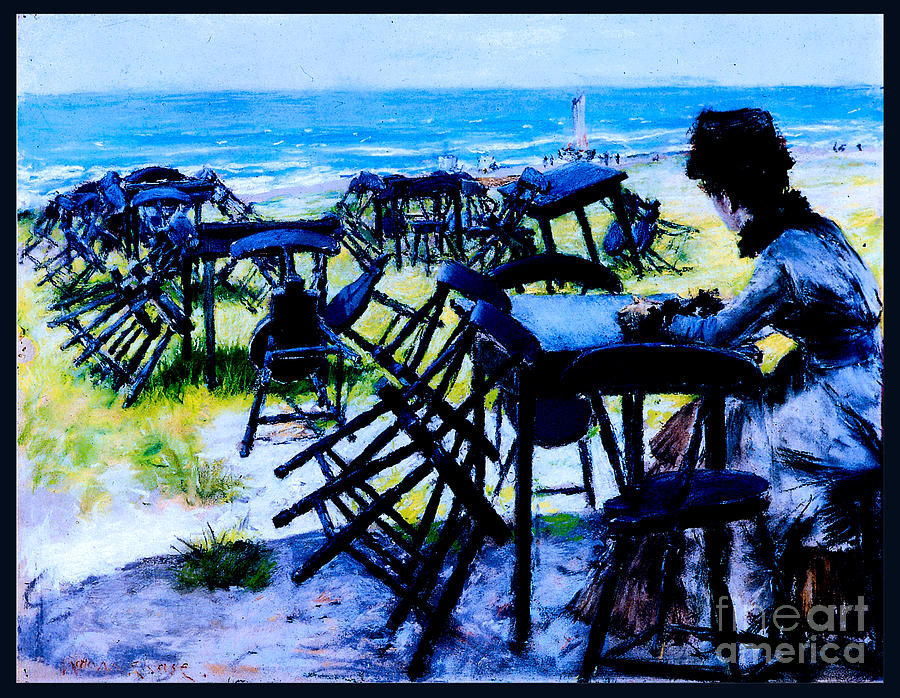 End of Season 1885 Painting by William Merritt Chase