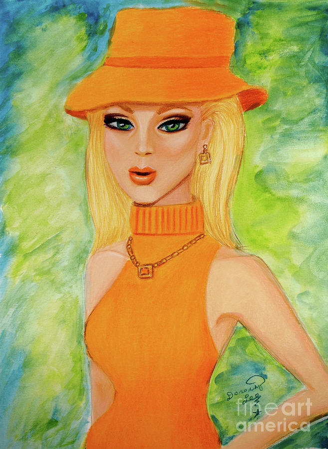 End Of Summer Fashion Painting by Dorothy Lee