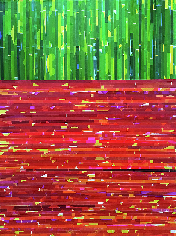 Abstract Mixed Media - End Of Summer Fruit Salad by Color Bliss Abstract Mixed Media - End Of Summer Fruit Salad by Color Bliss