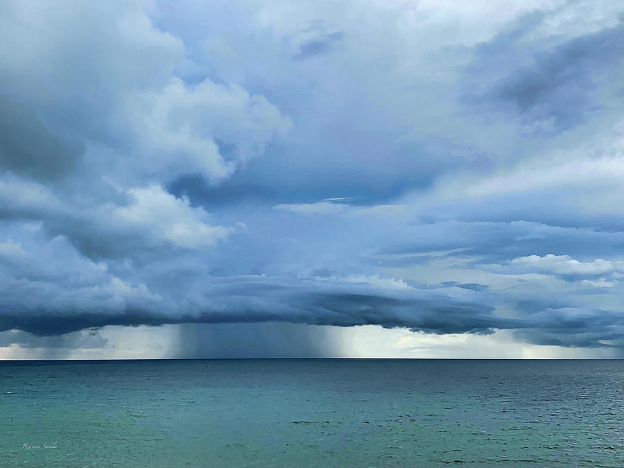 End of Summer Storm Cloud Photograph by Rebecca Samler