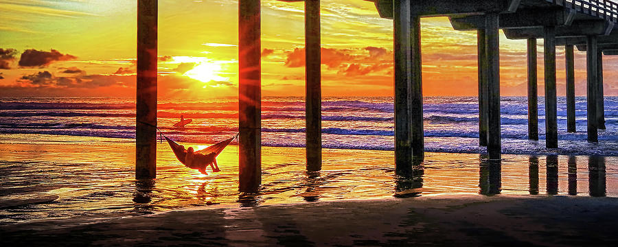 END OF THE DAY, SCRIPPS  Pier, California Photograph by Don Schimmel