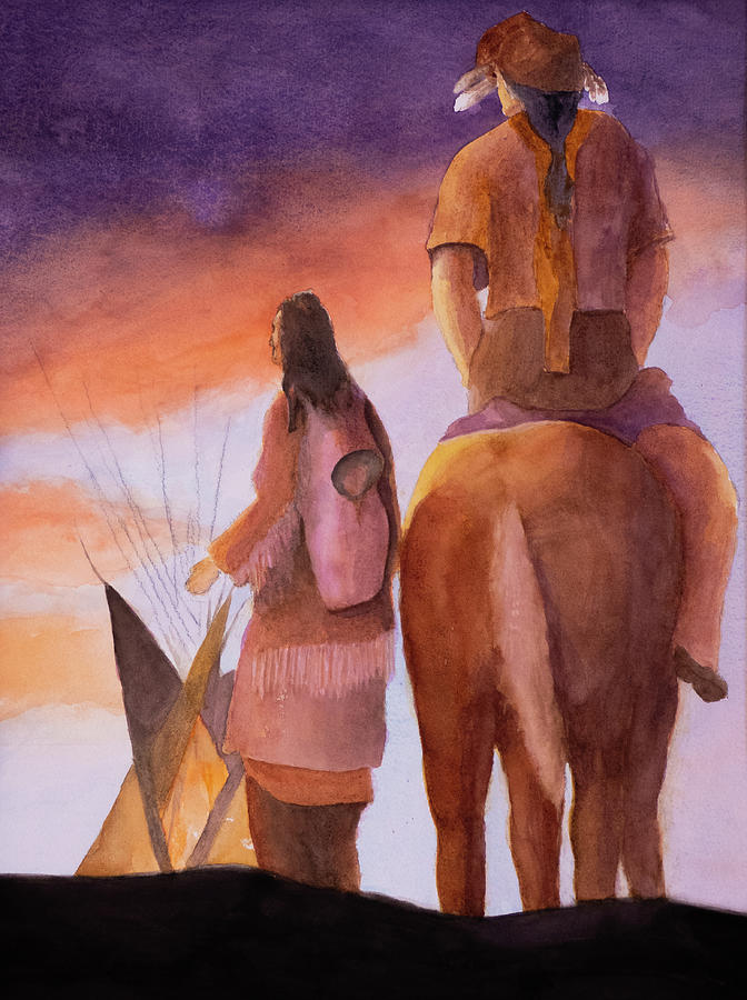 End of the Journey Painting by George Harth